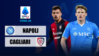 Napoli vs Cagliari - Serie A 2024/25 - Vòng 38