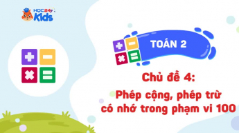 Toán Lớp 2 - Chủ đề 4: Phép cộng phép trừ có nhớ trong phạm vi 100