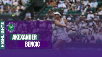 Akexanderova vs Bencic - Wimbledon 2025