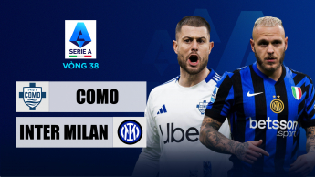 Como vs Inter Milan - Serie A 2024/25 - Vòng 38